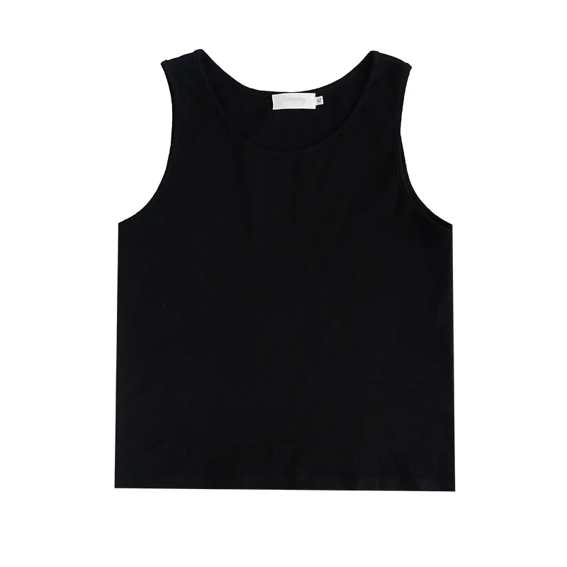 Slim Fit Sleeveless Casual Vest Top