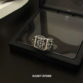Vintage Distressed Cross Ring