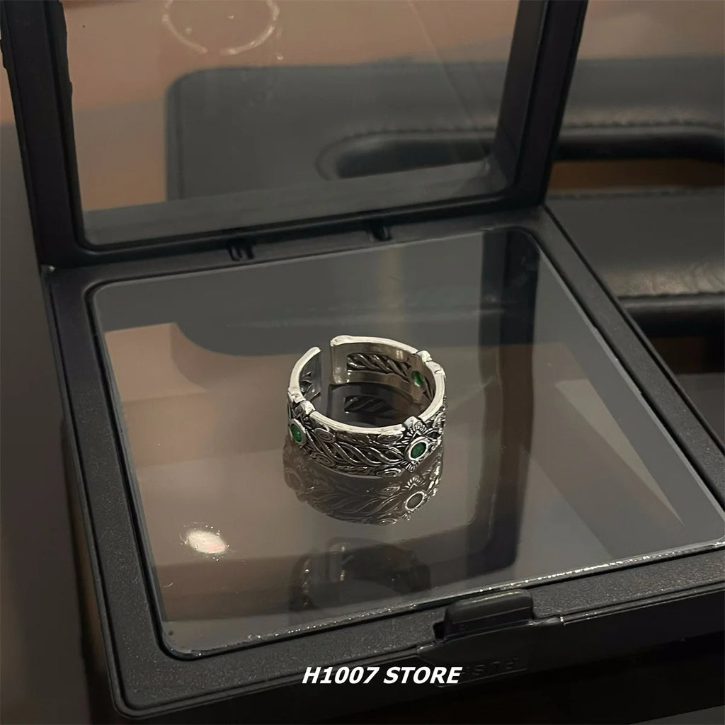 Adjustable Hip-Hop Niche Design Ring