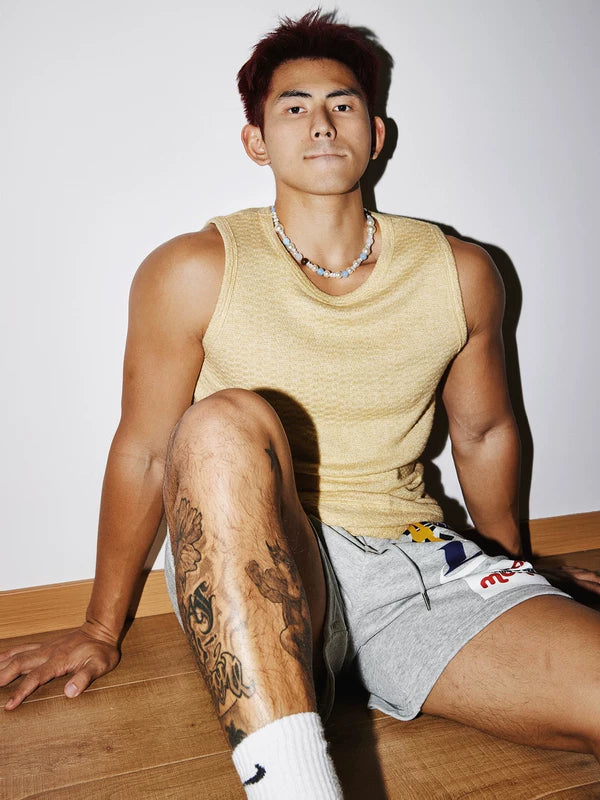 Slim Fit Sporty Casual Knit Vest