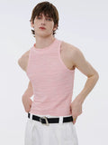 Textured Stretch Sleeveless Vest