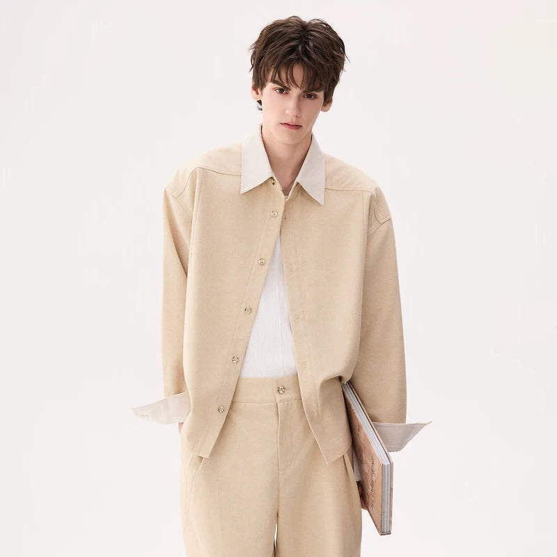 Two-Piece Collared Shirt and Pants