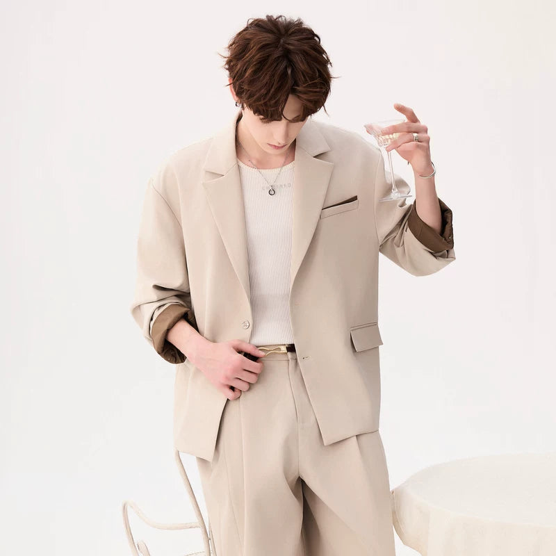 Wrinkle-Resistant Two-Piece Suit Pants