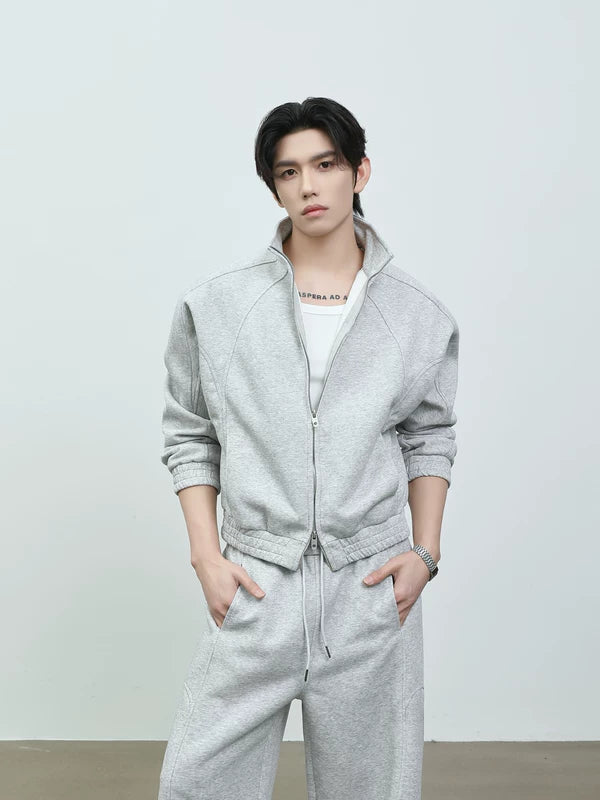 Zip Front Sweatshirt Jacket and Pants