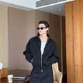 Zip Stand Collar Jacket and Pants